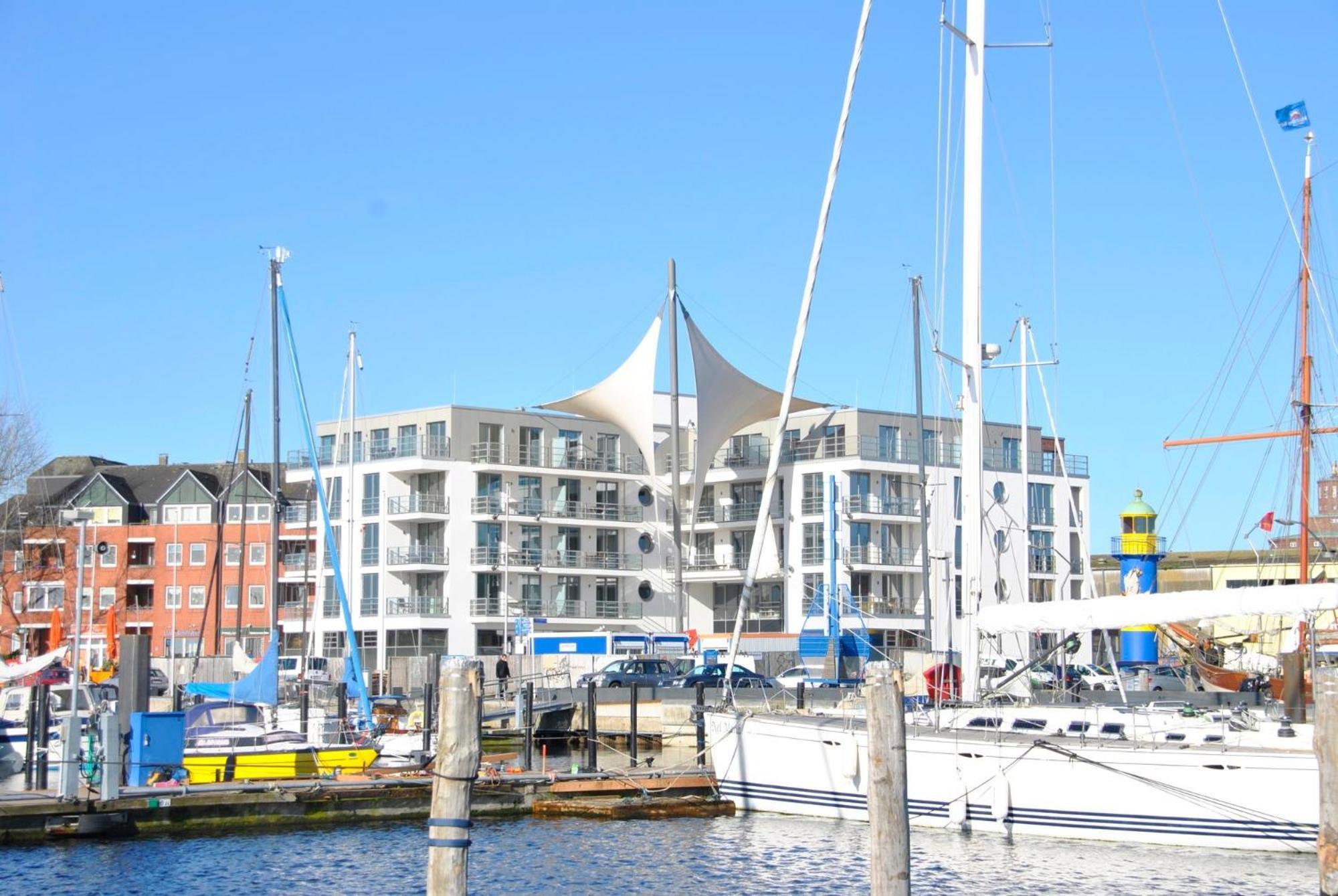 Apartment 42 "Segler", Mit Sauna, Blickrichtung Offene See Eckernforde Bagian luar foto